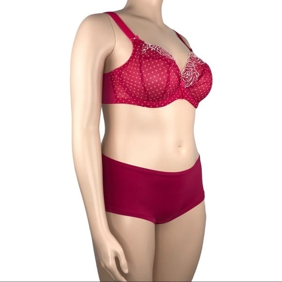 Elomi Betty Underwire Plunge Bra UK 40F US 40G EL8170 - Picture 7 of 15